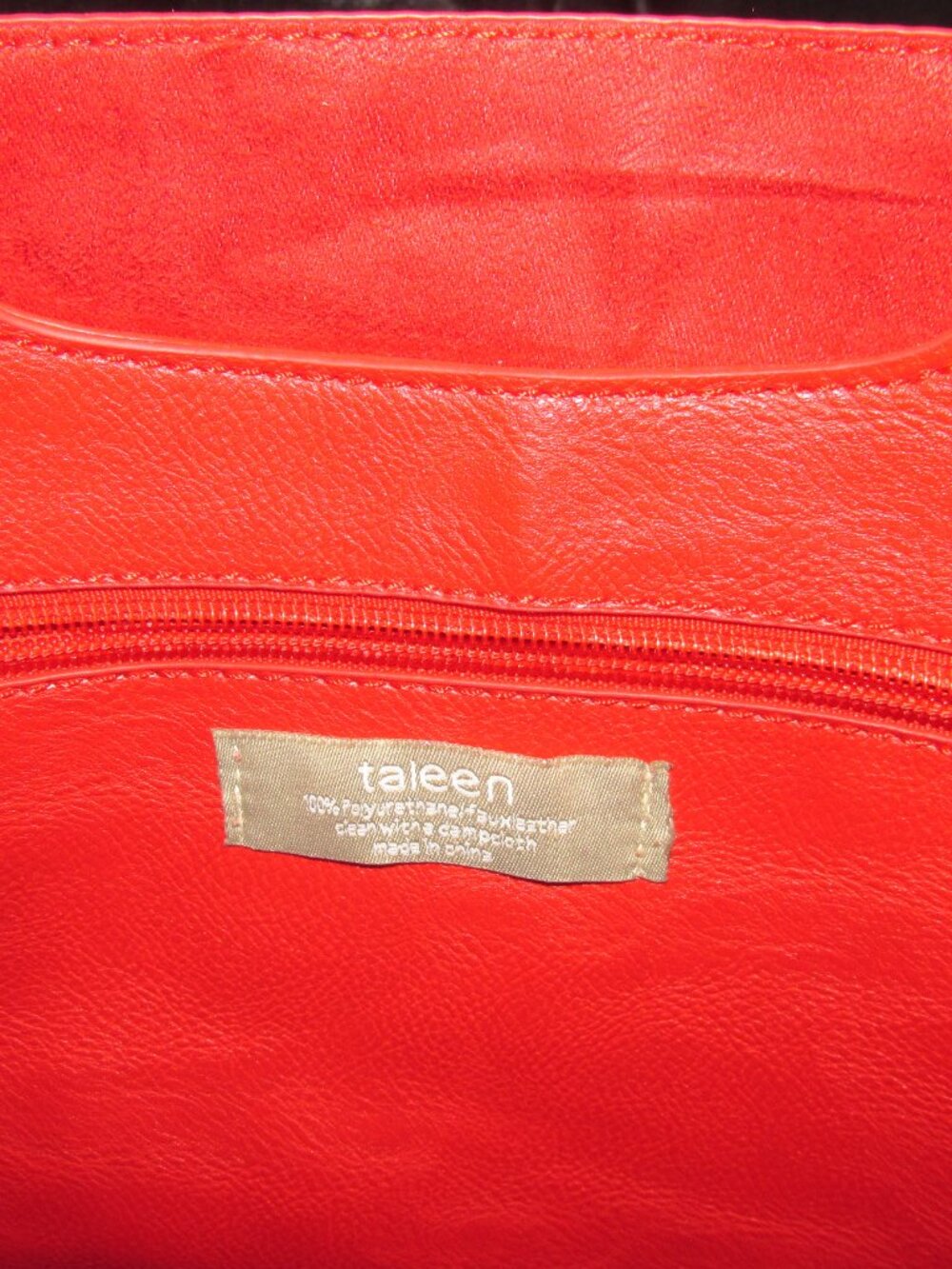 Taleen Red Fringed Handbag - Picture 9 of 14
